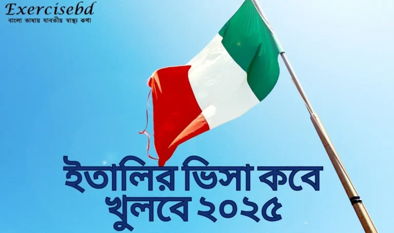 ইতালির ভিসা কবে খুলবে ২০২৫